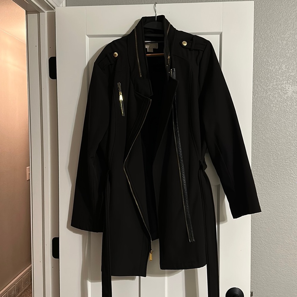 Michael Kors Asymmetrical Zip Winter Coat